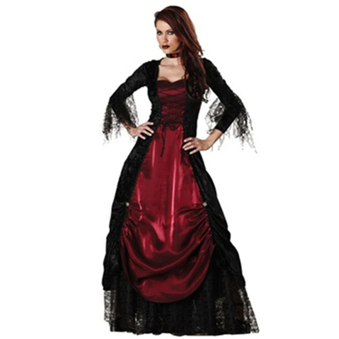 Gothic Sexy Costume Halloween Dress Witch Vampire Women Masquerade Party Cosplay |