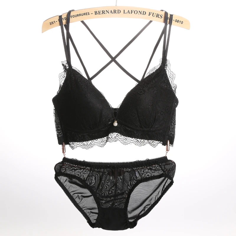 MISHI New Push Up Bra Set Lace Sexy Women's Underwear Top Women VS Pink Lingerie Super And Panty High Waisted | Женская одежда