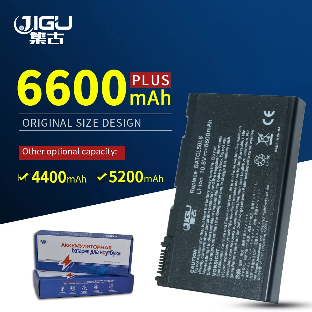 JIGU Laptop Battery For Acer Aspire BATBL50L4 BATBL50L6 3650 5650 3103 3690 5100 5101 5102 5110 5610 5515 5630 5680 3693WLMI|battery for acer
