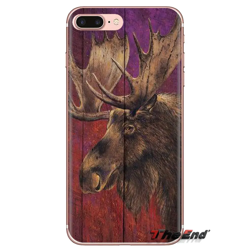 Мягкий прозрачный чехол-сумка с животным Аляска Булл Moose для Oneplus 3T 5T 6T Nokia 2 3 5 6 8 9 230