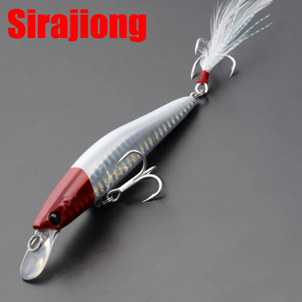 Sirajiong Jerkbait воблеры 115 мм 14 г погружающаяся Рыболовная Приманка Minnow Crankbait Japan BKK