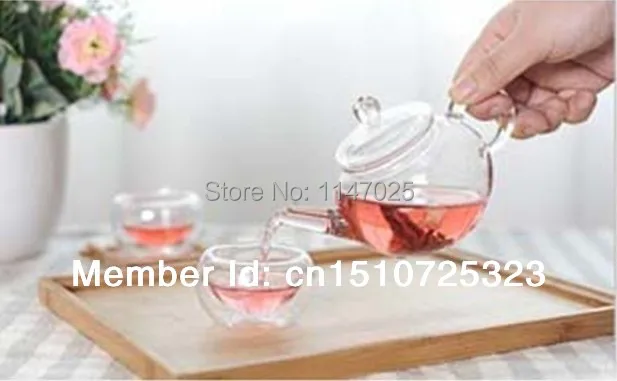 1 шт. новый высококачественный термостойкий стеклянный мини чайник gungfu 250 мл