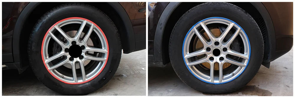 Автомобиль и колеса мотоцикла отражающие наклейки DIY изменение формы для Honda