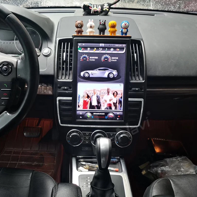 KiriNavi 6 ядер PX6 4+ 32 ГБ Tesla стиль вертикальный экран 13," Android 8,1 для Land Rover freelander 2 2007- автомобильный Радио gps