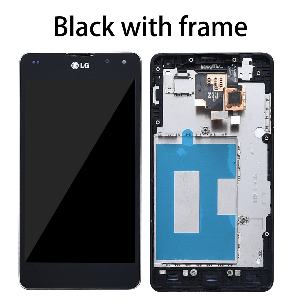 4," дисплей для LG E975 lcd кодирующий преобразователь сенсорного экрана в сборе с рамкой для LG Optimus G LS970 F180 E971 E973 E975 lcd