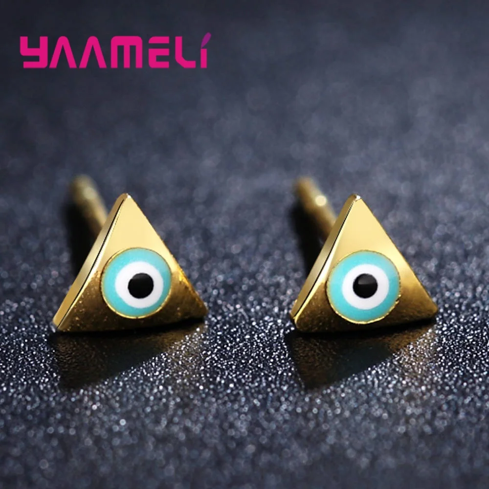 Новые модные геометрические маленькие серьги для продажи Femme Gifts из