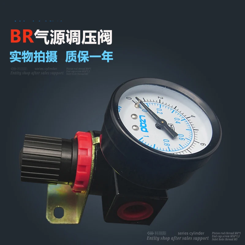 

Free Shipping BR3000 Pressure Regulator 3/8" BSPT with Gauge and Bracket 1000L/min