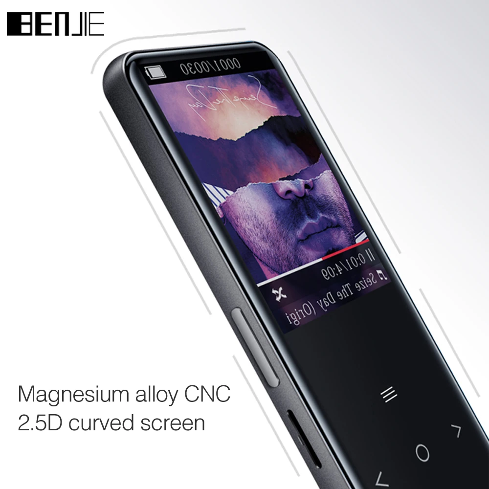 Оригинальный mp3 плеер с сенсорным экраном 8 ГБ BENJIE A20 металлический тонкий Hi Fi
