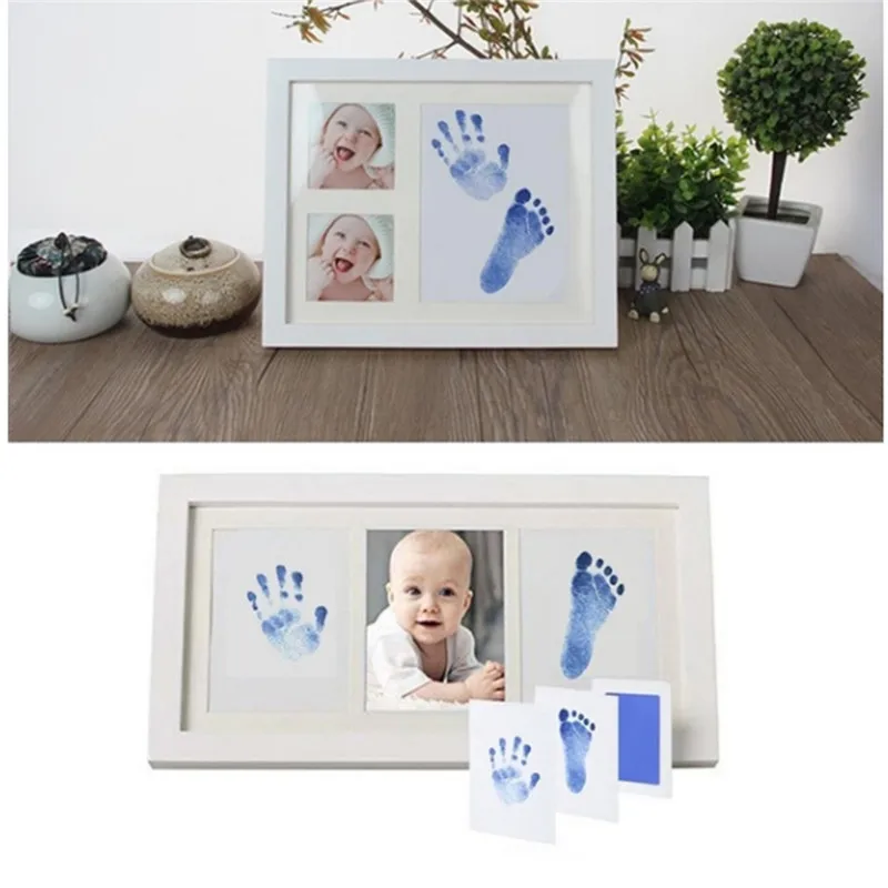 Bfaccia Baby Handprint отпечаток ноги нетоксичный новорожденный отпечаток руки Inkpad водяной знак Детские сувениры литье глина игрушки подарок