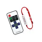 Беспроводной Радиочастотный пульт дистанционного управления 12 В, 1 комплект, световой диммер для дистанционного управления, светодиодная мини-лента