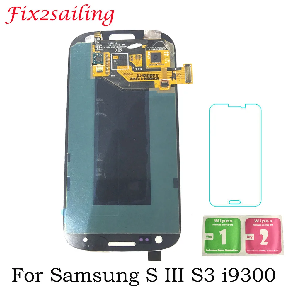 Одежда высшего качества ЖК дисплей Экран для samsung Galaxy S III S3 i9300 Дисплей с Сенсорный