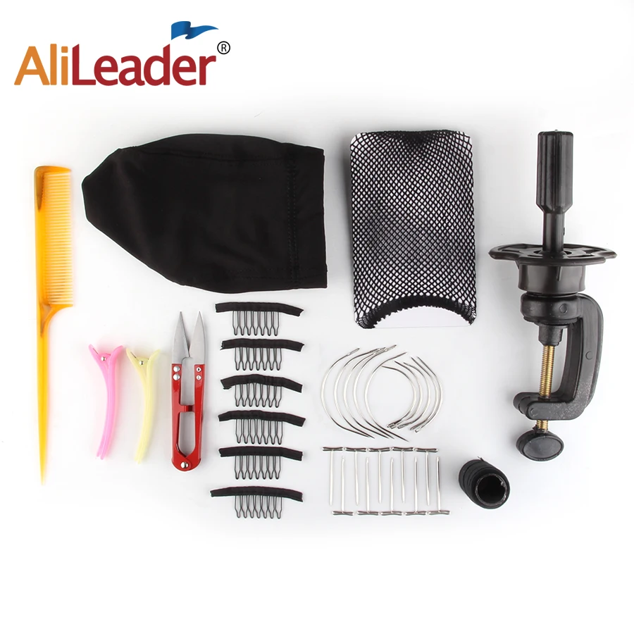 Alileader 10 шт./компл. DIY человеческие волосы парик аксессуары наборы для изготовления