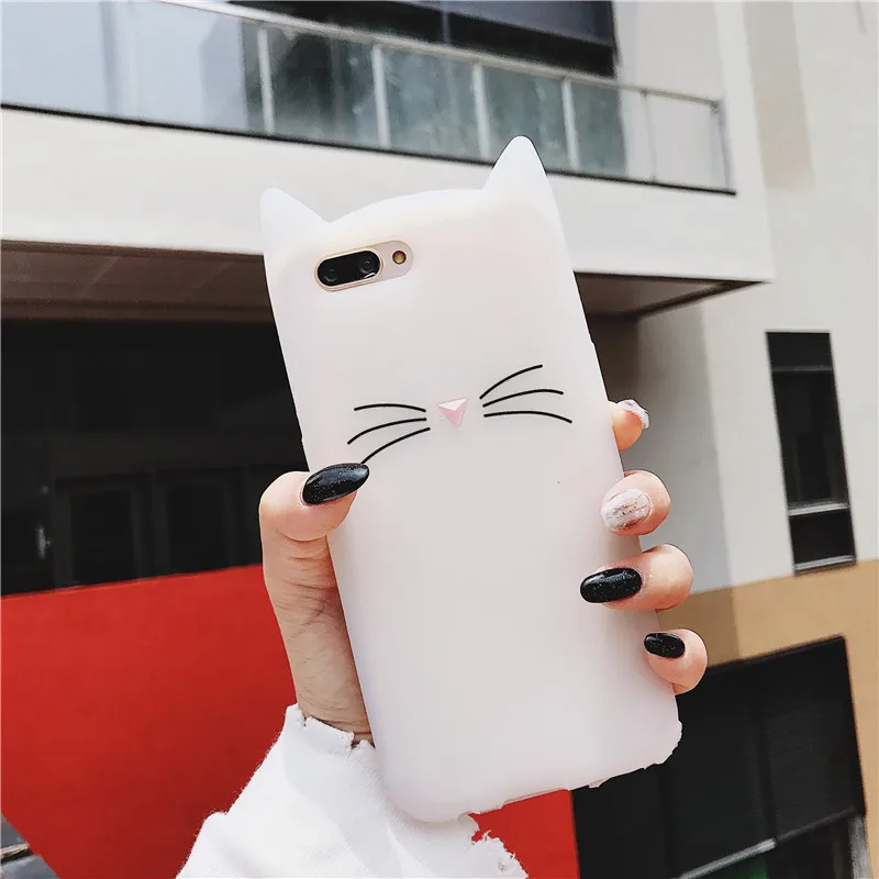 3D модные с рисунком кота мягкий силиконовый чехол для samsung Galaxy J1 J3 J2 J7 J5 2015 2016 Mini Prime