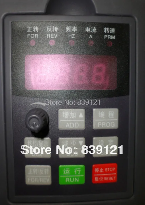 

4kw inverter 220v single phase input Three-phase 380V output inverter for spindle no need change motor connect lines