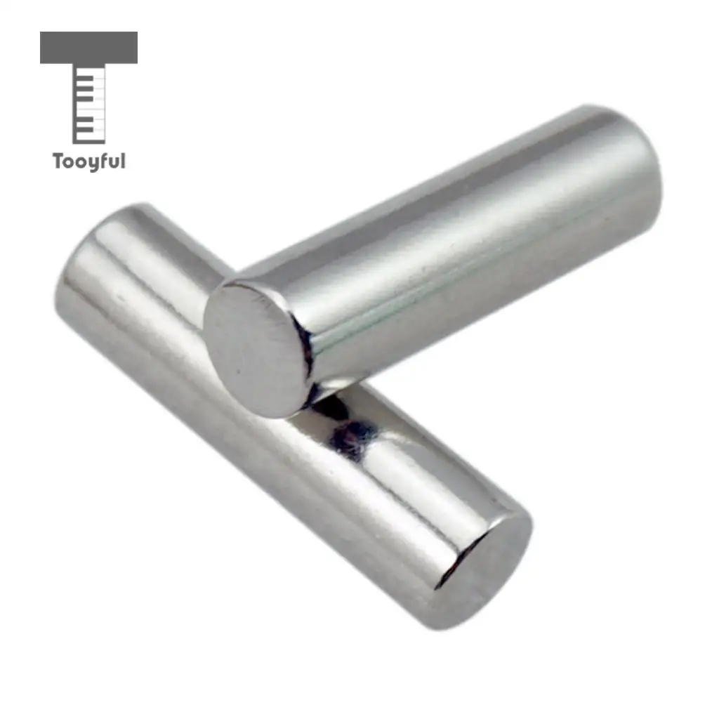 Tooyful Chrome Instrument Accessory 12x Electric Guitar Bass Pickup Magnet Rod Slug | Спорт и развлечения