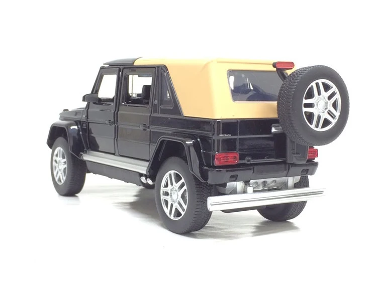 1:32 Maybach G650 Внедорожный Автомобиль SUV литая модель автомобиля с откидной спинкой, звуковой светильник, игрушечный автомобиль, подарки для детей
