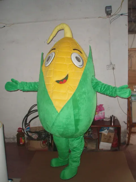 2019 горячая Распродажа кукурузы костюм талисмана для взрослых Размер нарядное
