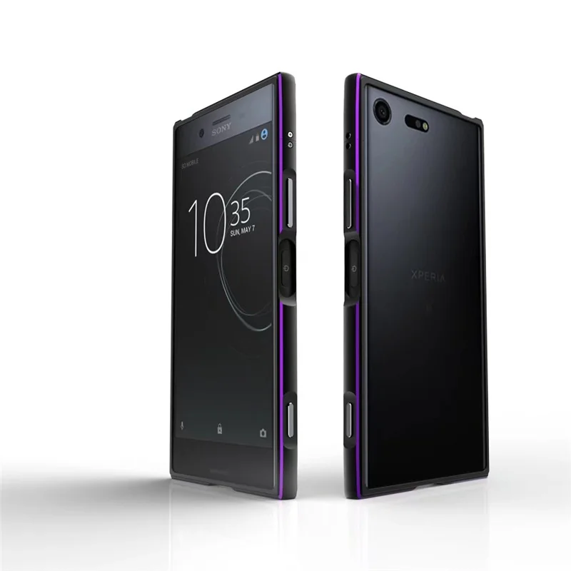 Aluminum Metal Bumper Frame For Sony Xperia XA1 Plus Case Luxury Shockproof Shield Dual Color for Xa1 plus XA1+ Cover | Мобильные