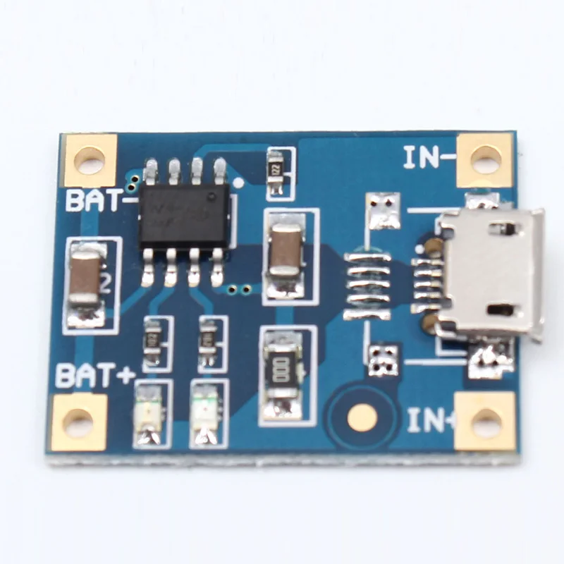 ICSA005A Micro USB Интерфейс TP4056 1A Батарея зарядки Модуль Зарядное устройство доска |
