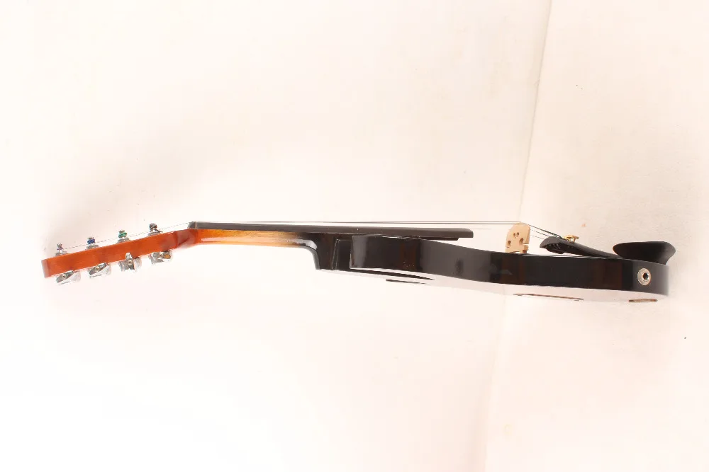 4 струнная электрическая скрипка новинка 4/4 форма пламенной гитары твердая