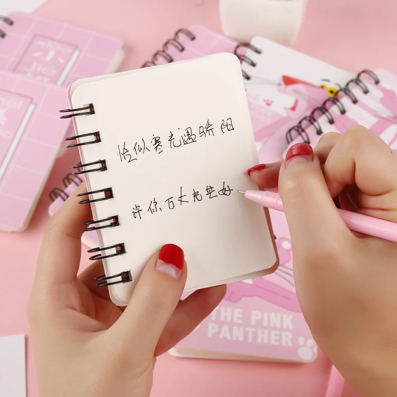 16 стилей книга со спиралью катушки блокнот Kawaii подкладка пустая миллиметровая