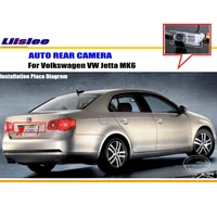 car rear view camera for volkswagen vw jetta mk6 reverse vehicle parking backup hd ccd 13 cam rca ntst pal license plate light