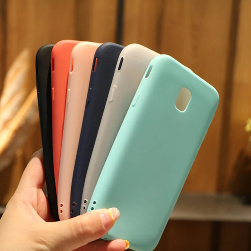 

Fashion Macaron Candy Colors Soft TPU Case Telephone Silicone Cover Shell Coque Fundas for Samsung Galaxy J3 J5 J7 2017 EU 2016