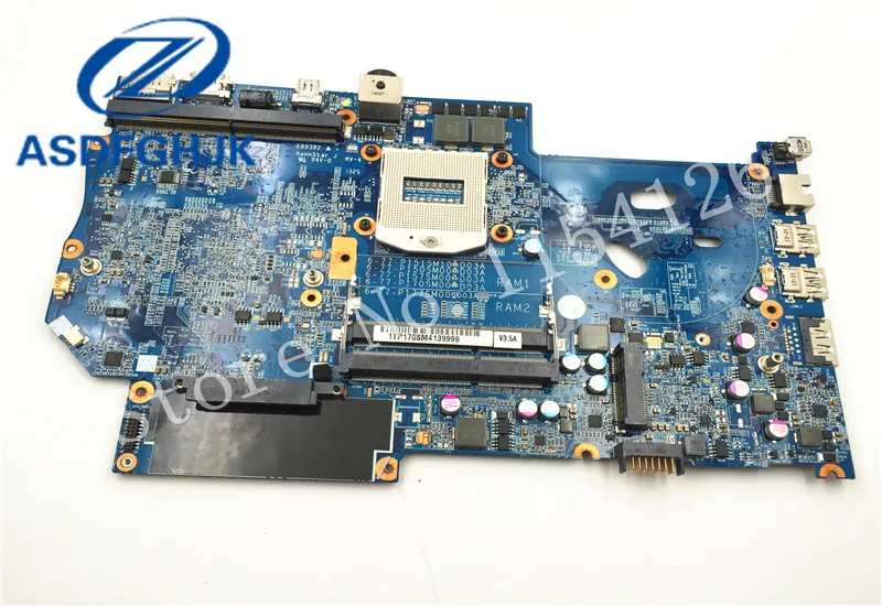 Материнская плата для ноутбука 6 77 p150sm00 d03a Hasee Raytheon CLEVO P150SM P170SM материнская DDR3