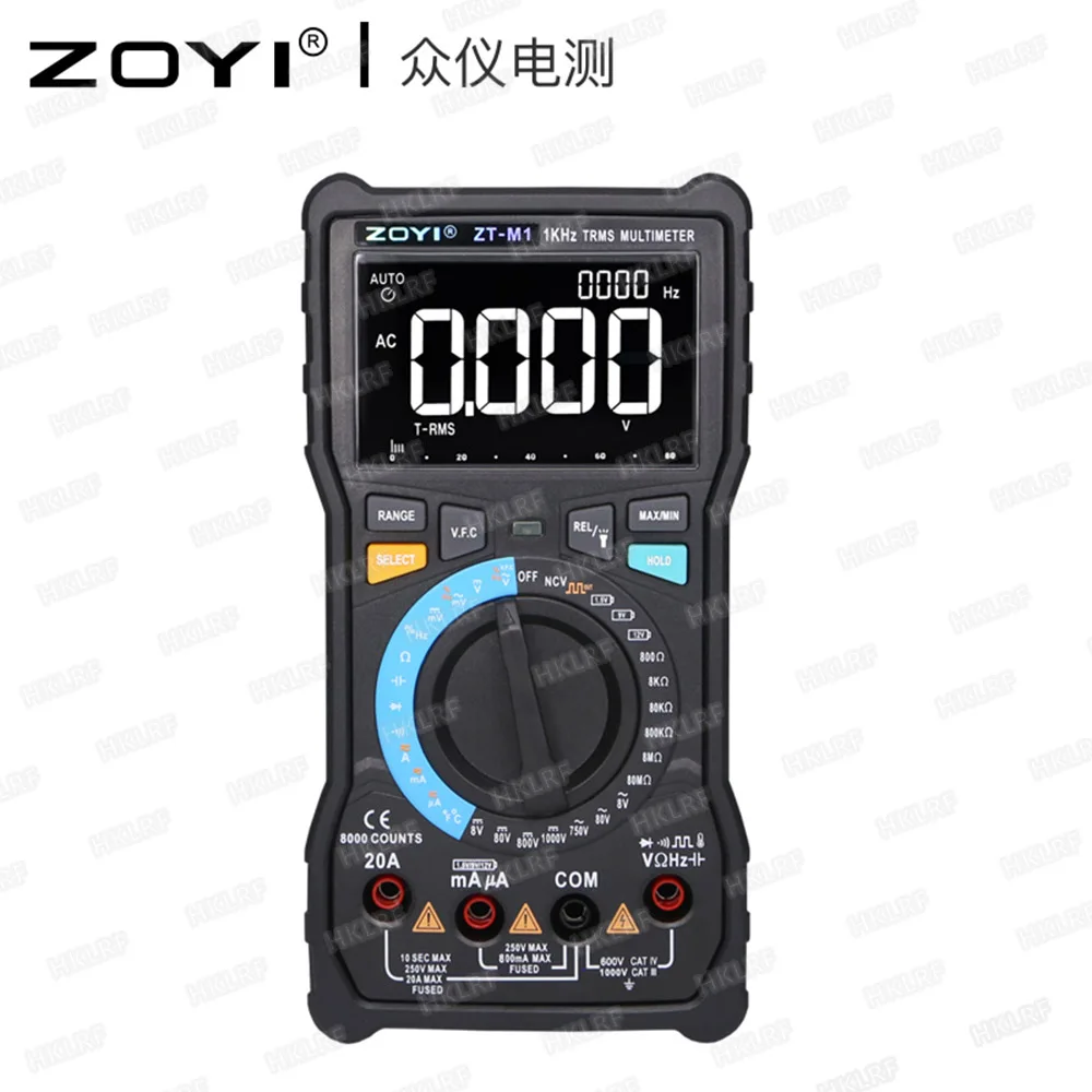 

ZOYI ZT-M1 ZT-M0 Automatic Manual Digital Large LCD Screen Display AC DC Multimeter Free shipping