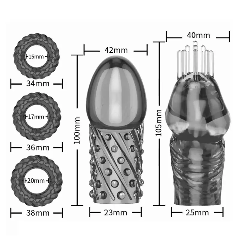 Премиум Новый пенис рукав презерватив для мужчин G точка стимуляция задержки