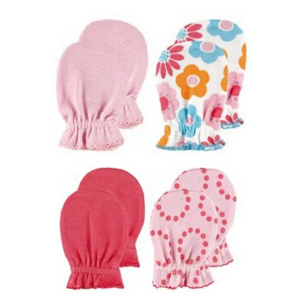 Near Cutest 4pcs/lot Baby Mittens Full Finger Gloves Infant | Детская одежда и обувь