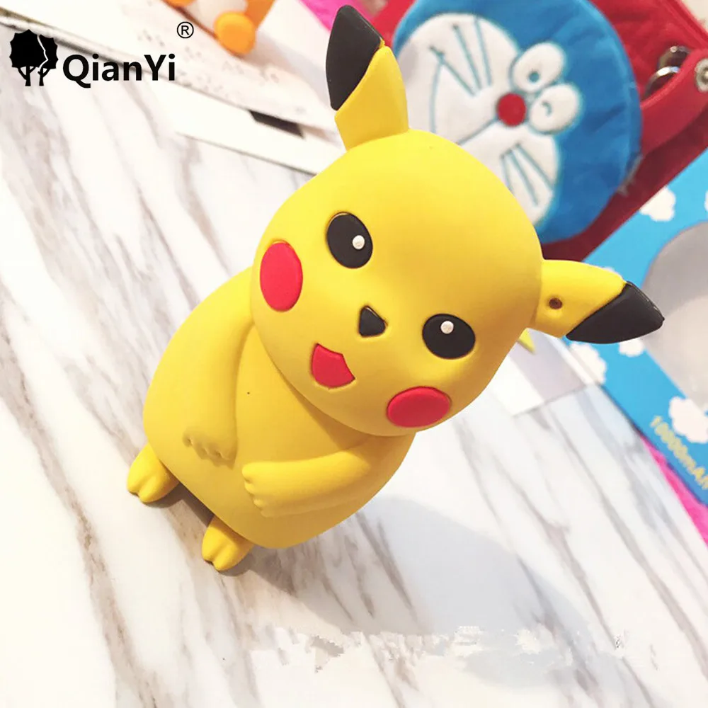 QianYI Pikachus Покемонов 6000 mAhPower Банк Мультфильм Портативный Внешний Зарядное