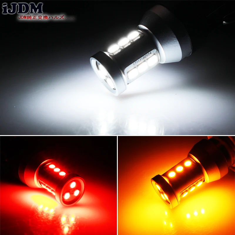 IJDM Auto P13W светодиодный безошибочный Canbus 12SMD-3030 SH24W светодиодный светильник для 2008-2012 Audi A4 Q5 дневные ходовые огни, красный, белый, желтый (art.: 7a64128d5) - 7a64128d5