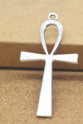 

30pcs Charm cross pendant 54*28*2MM 4.3g Antique silver bronze Handmade Jewelry Making DIY Supplies European Alloy accessories