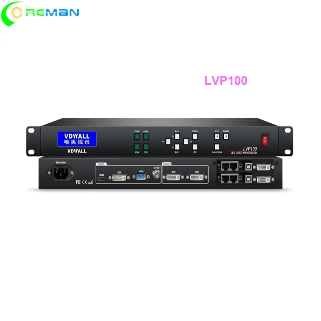 Недорогой цифровой светодиодный видеопроцессор LVP100 работает с Novastar LINSN