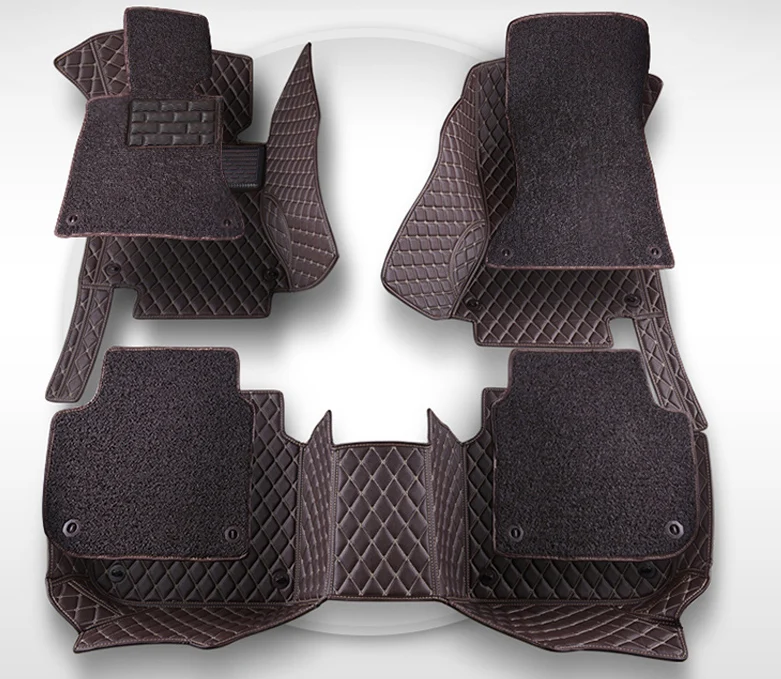 Двухслойные коврики CHOWTOTO AA для Volkswagen Bora/Tiguan/Touareg/Sagitar/Lavida/Magotan/Passat/CC