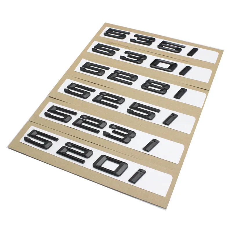 Новый ABS 520i 523i 525i 528i 530i 535i крышка багажника задние эмблемы значки черные буквы для