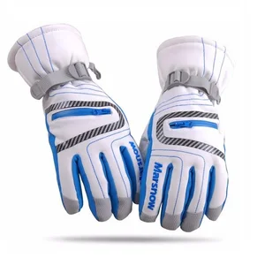 Зимние водонепроницаемые теплые лыжные перчатки унисекс, женские, детские перчатки для катания на открытом воздухе, Мужские дышащие спортивные перчатки для сноуборда с диапазоном до-30 градусов