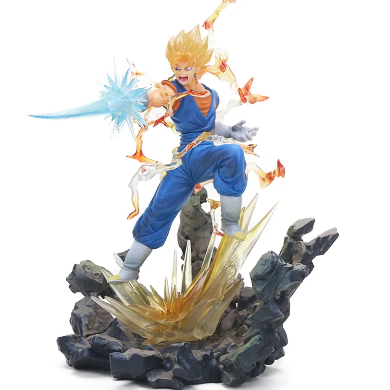 Vegetto 3859 Супер Saiyan 3 Majin Buu Vegeta Транкс, Сон Гоку морозильник ПВХ Фигурки Dragon Ball Z фигурка Коллекционная модель игрушки - Цвет: Vegetto 3859