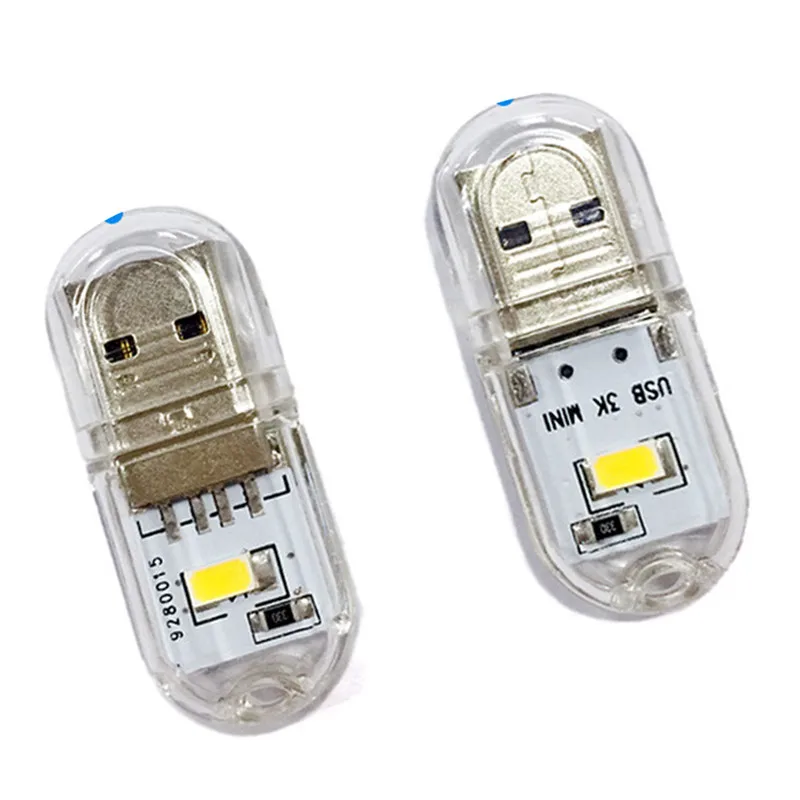 2 светодиодный полосы мини-лампа с USB Светодиодная лампа для чтения светодиодные