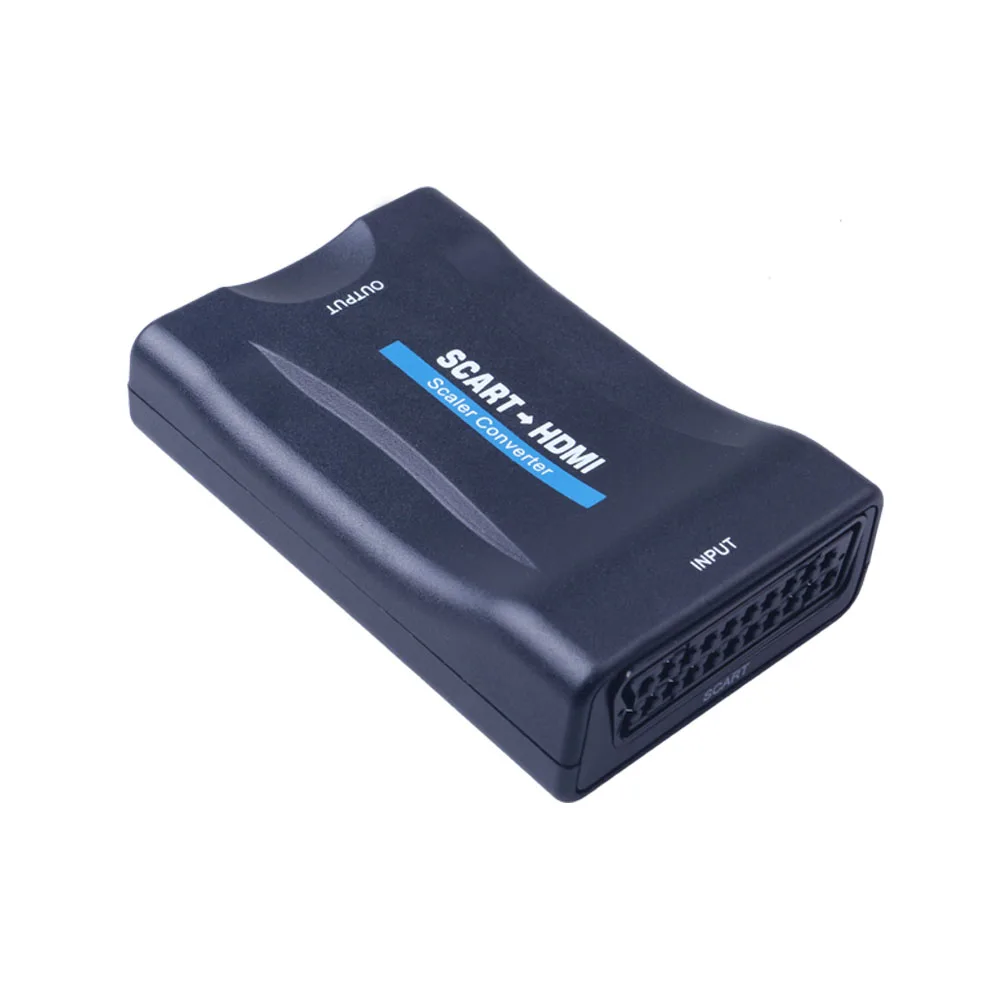 1080P SCART To HDMI конвертер видео аудио высококлассный адаптер для HD TV DVD Sky Box STB Plug and Play