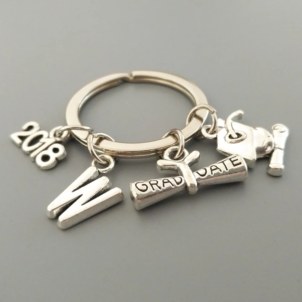 2018 старшеклассник брелок для ключей колпачок дипломированный класса Keysholder 26