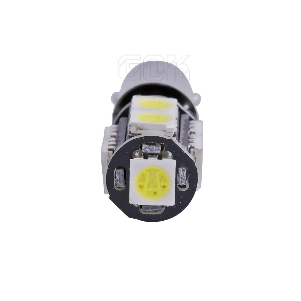 Светодиодная лампа canbus 9smd для салона автомобиля белая 2 шт./лот 5050 светодиодов без