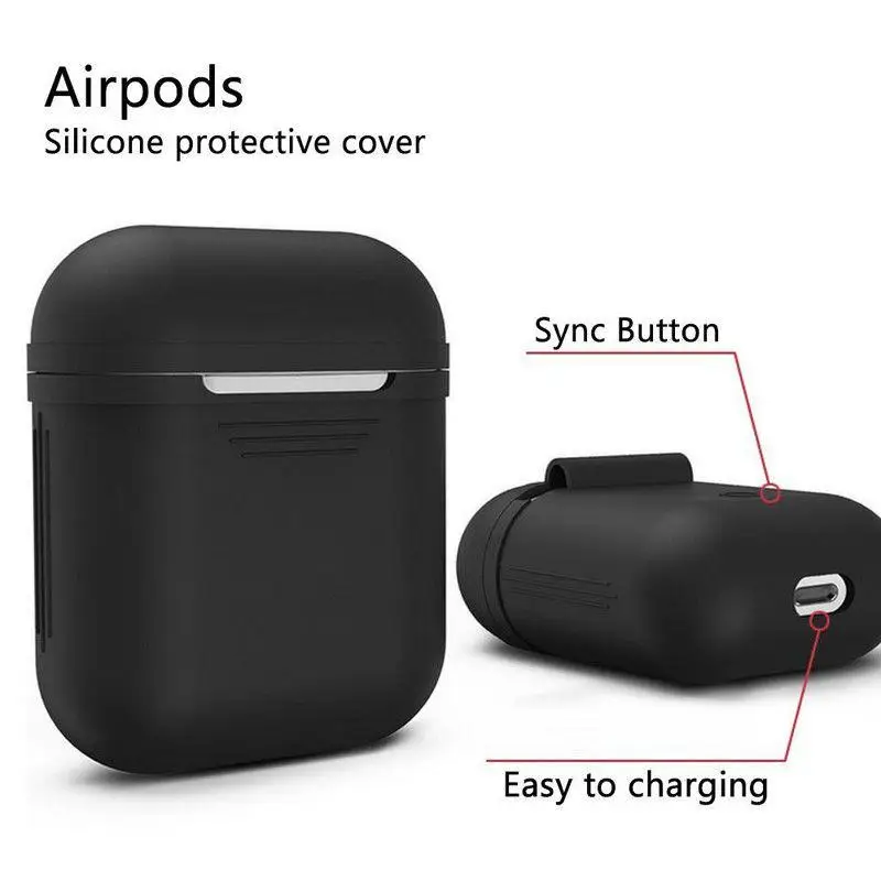 Ostart 6 шт./компл. силиконовые Беспроводной Bluetooth футляр для наушников для Airpods Apple i10 i12 наушники-вкладыши TWS с вкладыши Наушники Аксессуары Защитная крышка