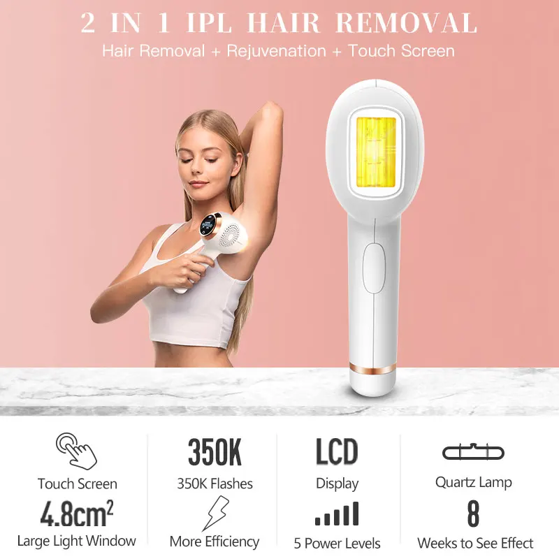 Lescolton IPL эпилятор, Перманентная Лазерная Машинка для удаления волос с ЖК-дисплеем, лазерный триммер для бикини, фотоэпилятор