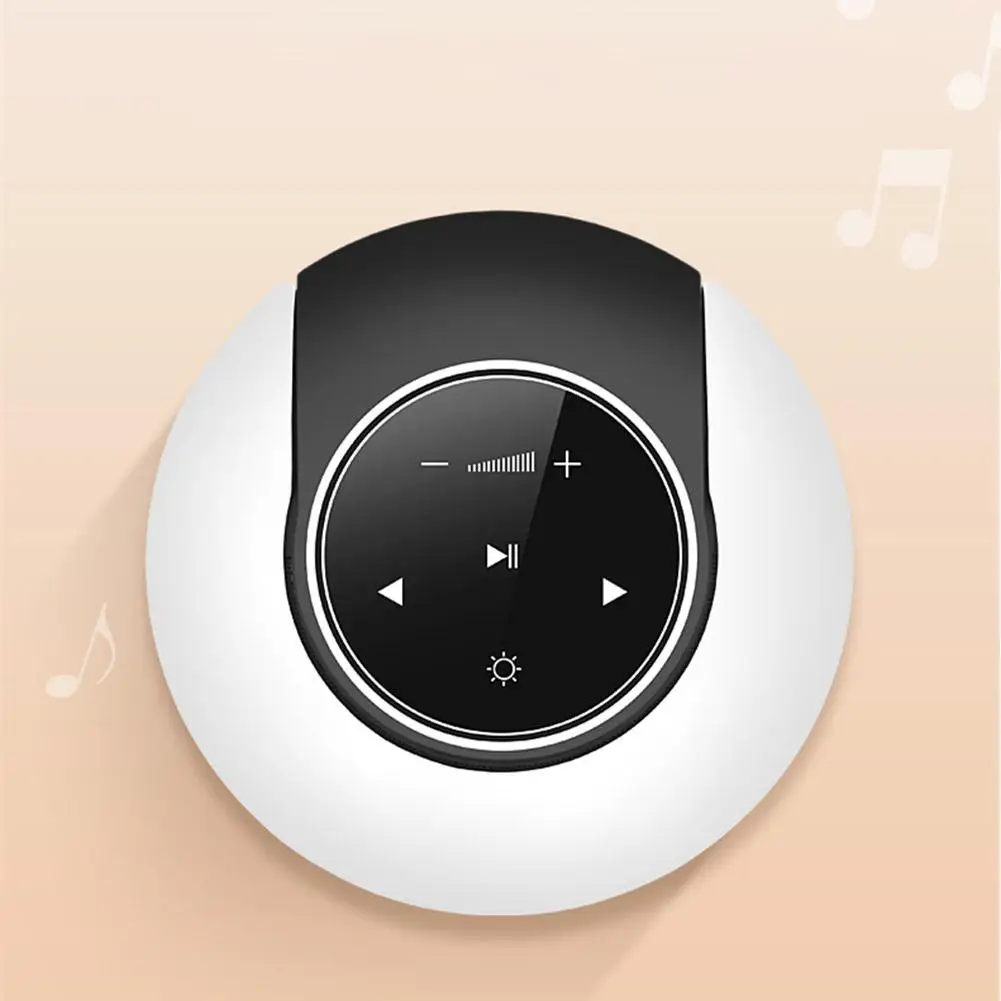HobbyLane Bedroom Living Room Decoration Night Light with Mini Rechargeable Wireless Bluetooth Speaker Atmosphere Table Lamp