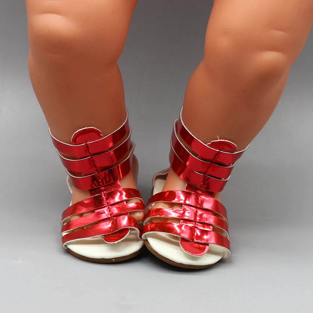 1 пара Куклы Сандалии для девочек 18 дюймов American Girl Doll как 43 см BABY born Zapf одежда