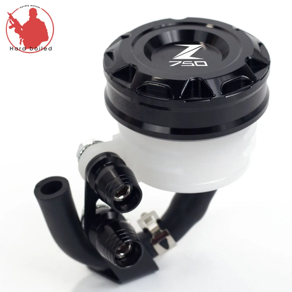 Черный Горячая для KAWASAKI Z750 Z750R Z750S Z 750 аксессуары для мотоциклов Задняя Тормозная жидкость Крышка Резервуара масляный стакан - Цвет: Черный