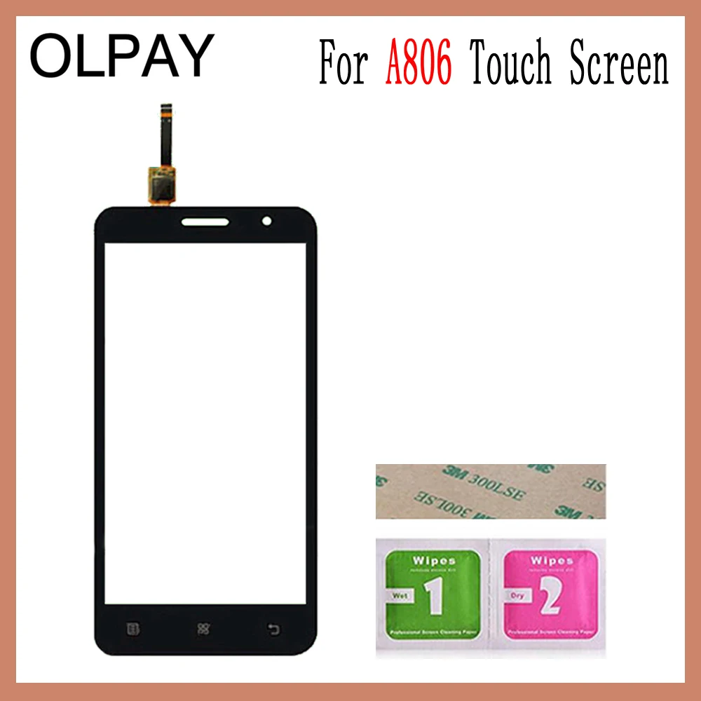 5 0 ''для Lenovo A806 A806T A808 A8 Capacitive сенсорный экран Сенсорная панель дигитайзер