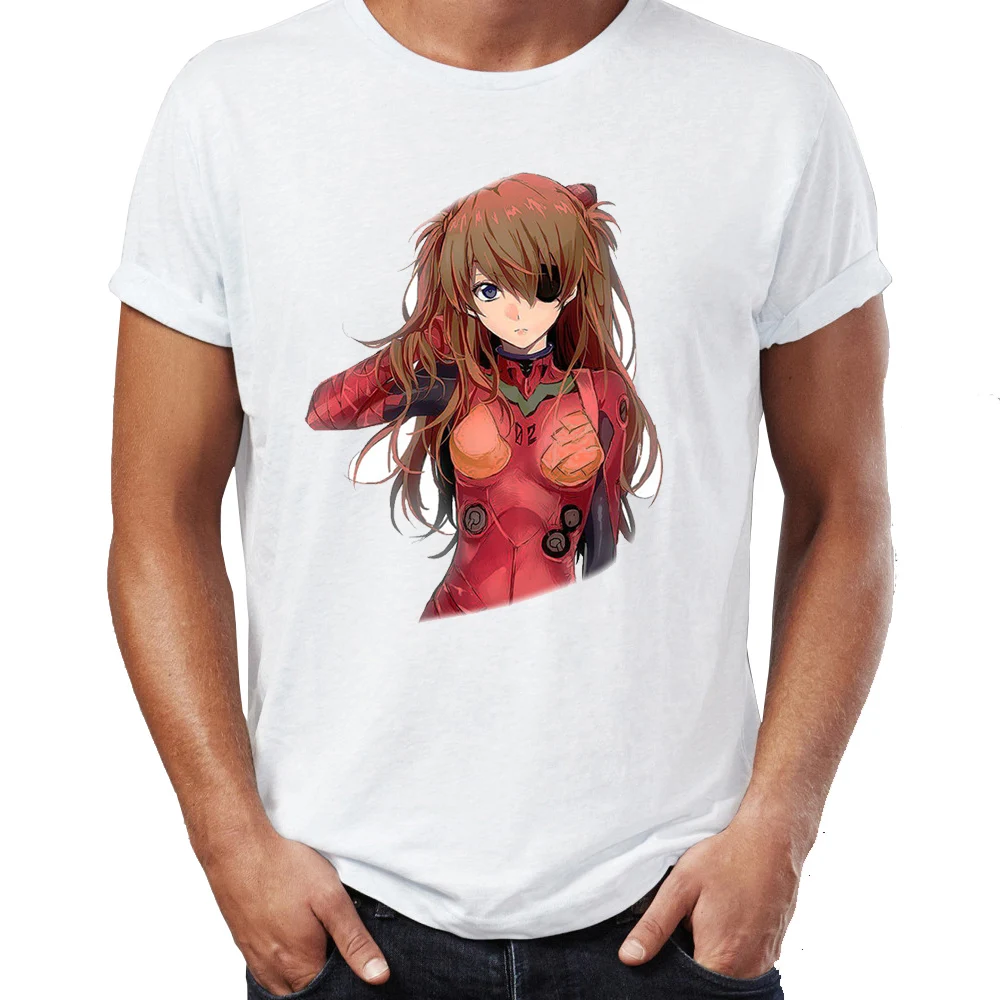Мужская футболка EVA Рей Аянами и АСУКА Лэнгли Soryu Awesome Anime Tee | одежда